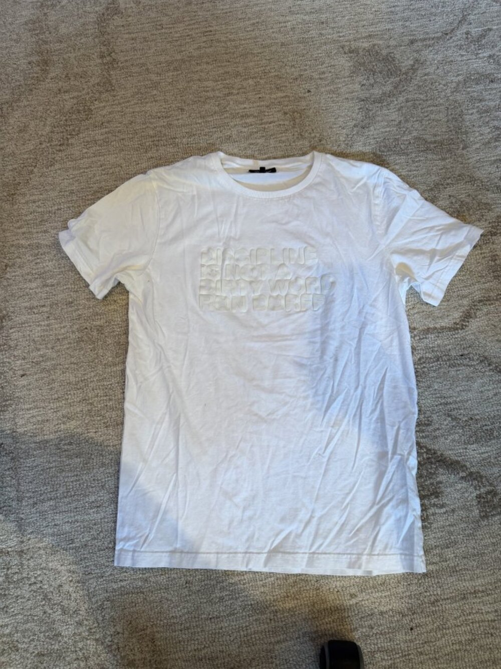 White Ron Dorff Tee S NWT